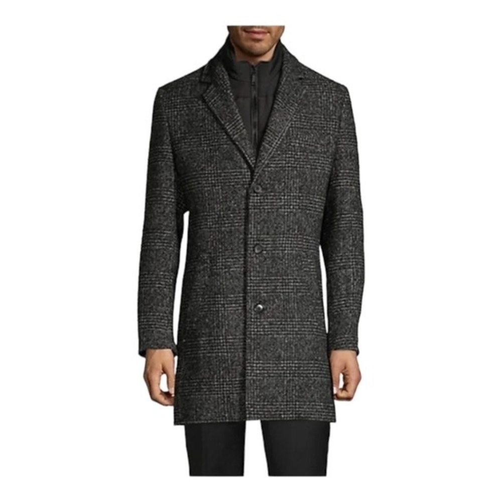 NWOT Sondergaard Checkered Long Coat